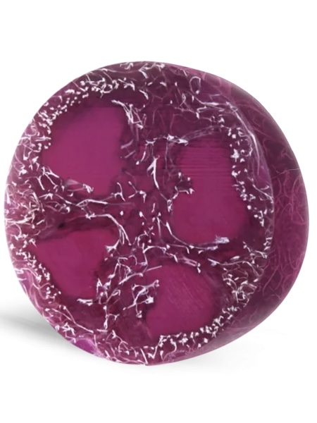 lavender essential oil loofah soap with dead sea minerals