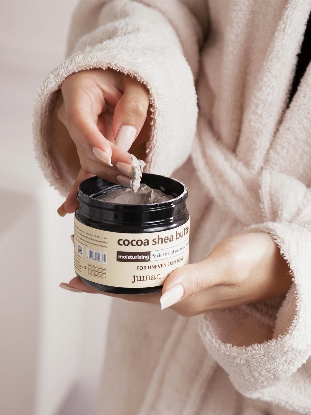 cocoa shea butter moisturizing facial mask