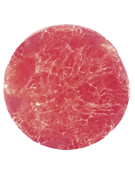 pomegranate loofah soap with dead sea minerals