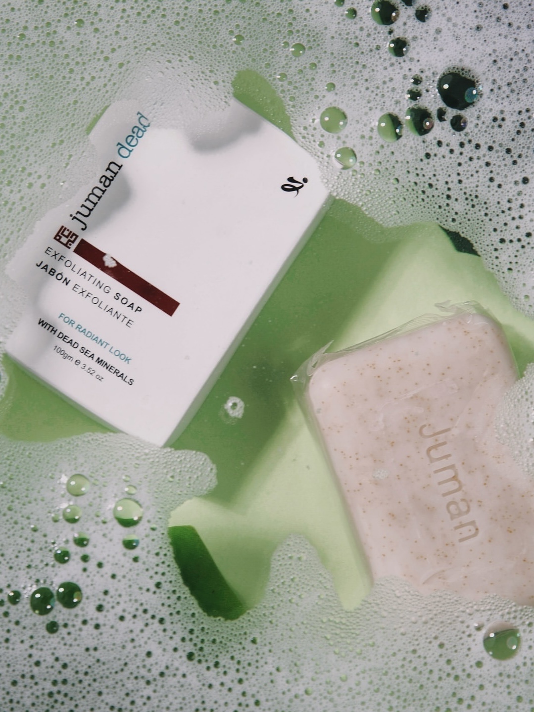 exfoliating soap with dead sea minerals