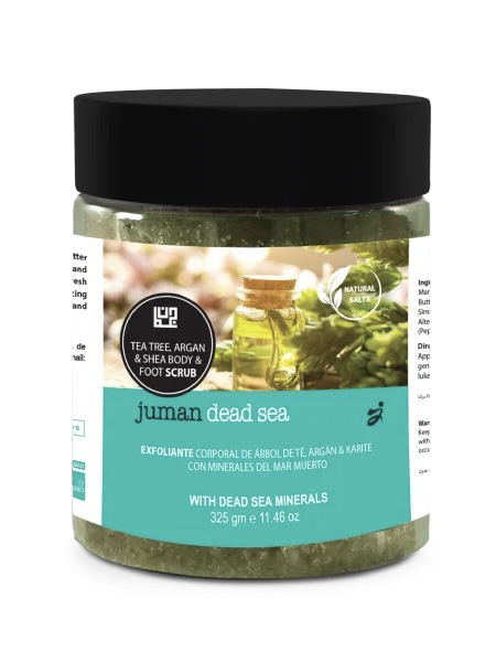 tea tree, argan & shea body and foot scrub