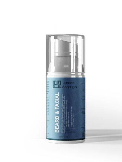beard & mustaches moisturizing & thickening lotion blue